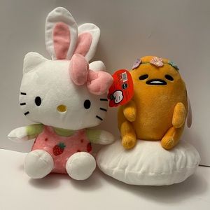 Hello Kitty and Gudetama The Lazy Egg Easter Plush